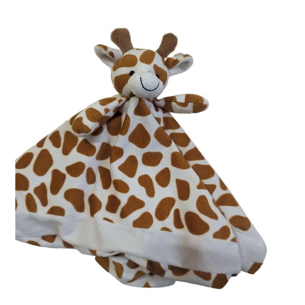 Apricot Lamb giraffe lovey‎ security blanket plush stuffed animal toy baby